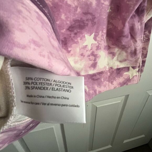 NWT Wildfox Tie Dye Loungewear Sweatshirt Size Large - Picture 8 of 8